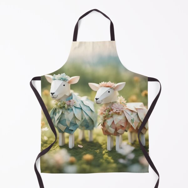 Item preview, Origami Art - Blossom Meadow: Two Cute Sheep designed and sold by ArtfulFolds.