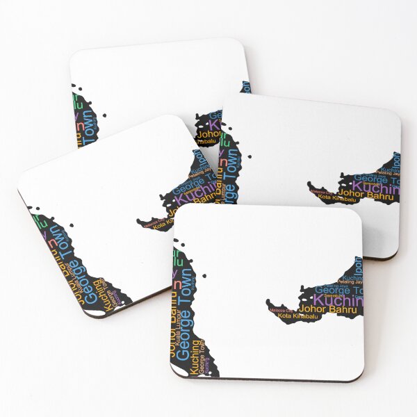 Item preview, Malaysia City Names Word Art designed and sold by TheIconSmith.