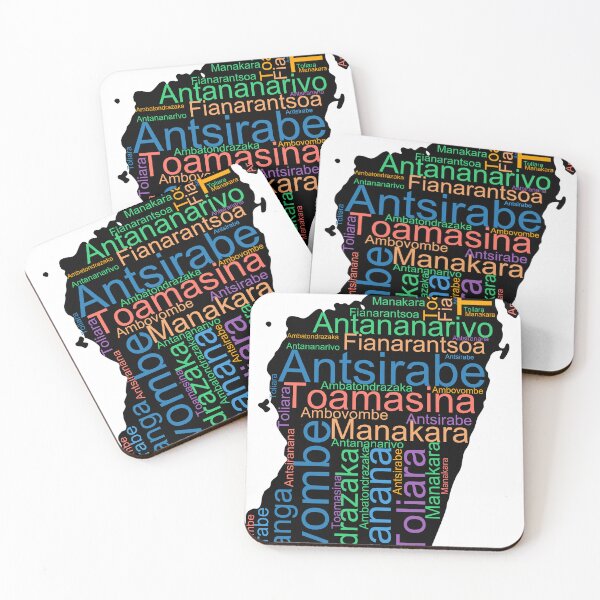 Item preview, Madagascar City Names Word Art designed and sold by TheIconSmith.