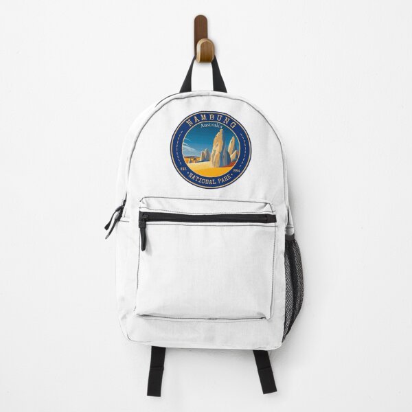 Item preview, Nambung National Park (the Pinnacles Desert) in Western Australia, Vintage Travel Art Circle Emblem designed and sold by MaateoDesign.