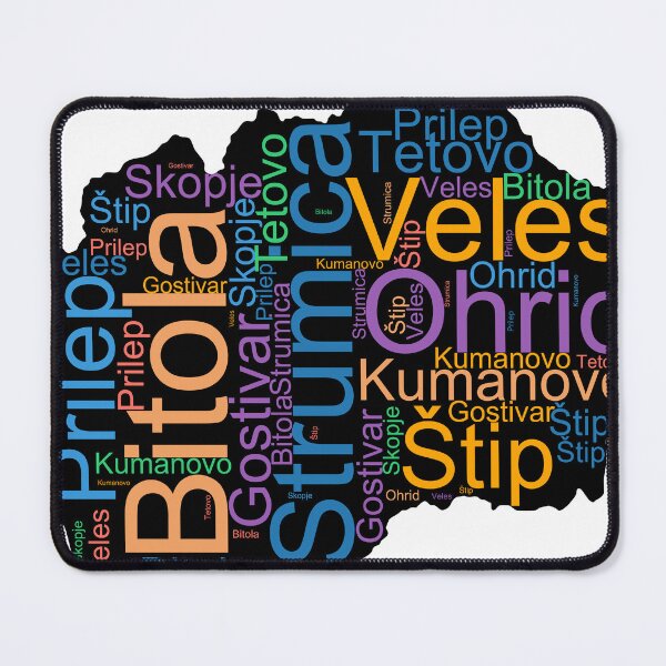 Item preview, Macedonia City Names Word Art designed and sold by TheIconSmith.