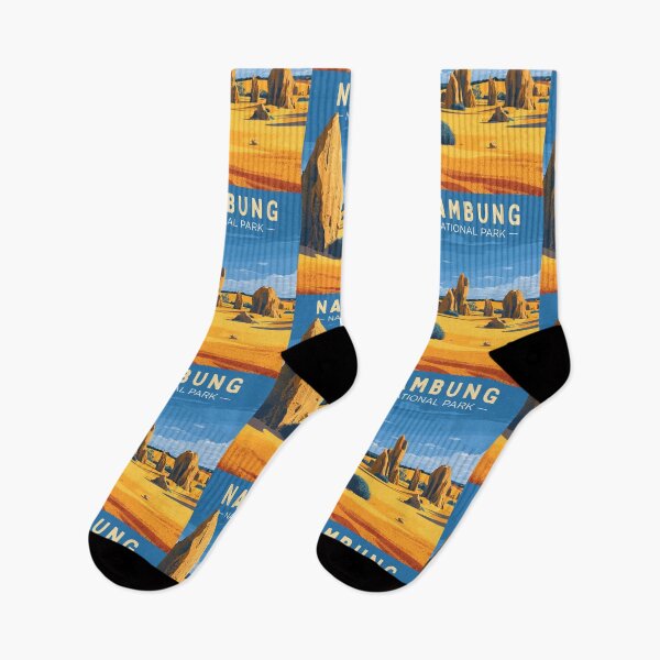 Item preview, Nambung National Park (the Pinnacles Desert) in Western Australia, Vintage Art Travel Landscape designed and sold by MaateoDesign.