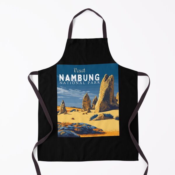 Item preview, Nambung National Park in Western Australia, Vintage Art Travel Landscape designed and sold by MaateoDesign.