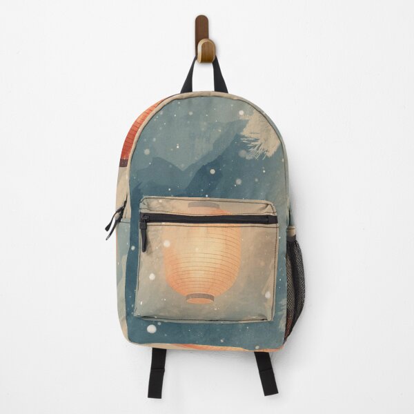 Item preview, Lanterns in the Snow – Ethereal Japanese Ukiyo-e Winter Scene designed and sold by Vandy Fullam.