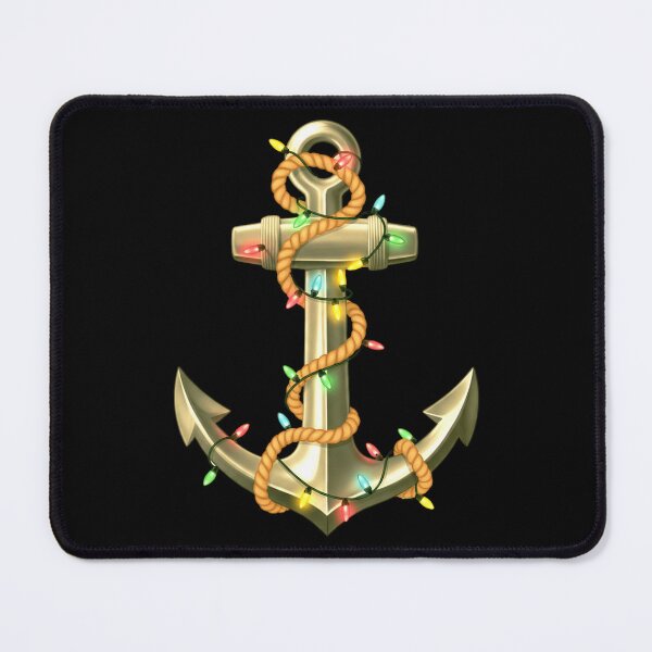 Item preview, Christmas Anchor – Nautical Holiday Vibes & Festive Sailor Design designed and sold by Teetreasure2.