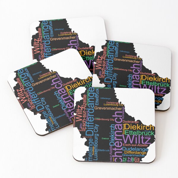 Item preview, Luxembourg City Names Word Art designed and sold by TheIconSmith.