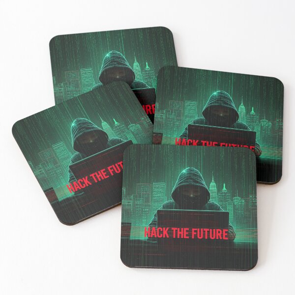 Item preview, Hacker Girl Cyberpunk Nightscape designed and sold by ChicTrendz.