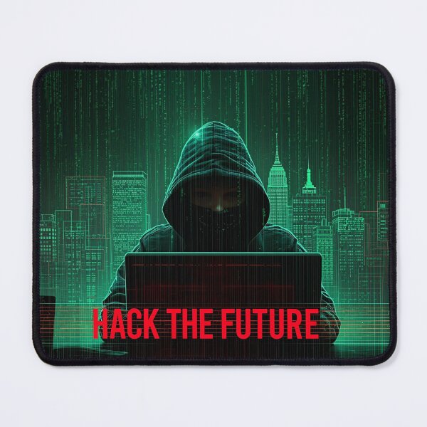 Item preview, Hacker Girl Cyberpunk Nightscape designed and sold by ChicTrendz.