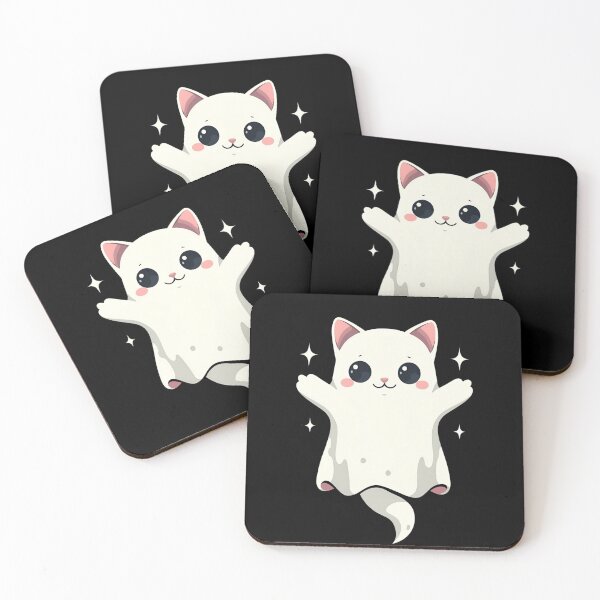 Item preview, Halloween Ghost Kitten designed and sold by PatronesKawai.