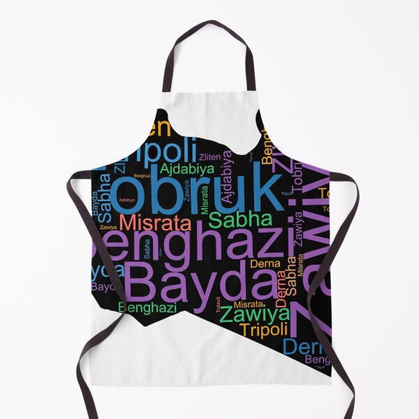 Item preview, Libya City Names Word Art designed and sold by TheIconSmith.