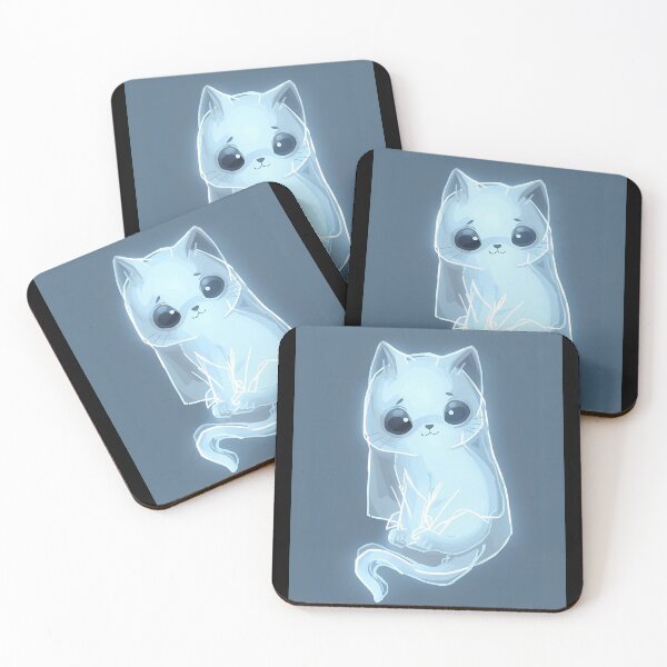 Item preview, Halloween Ghost Kitten designed and sold by PatronesKawai.