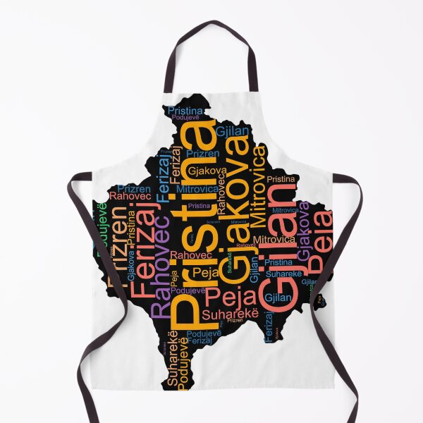 Item preview, Kosovo City Names Word Art designed and sold by TheIconSmith.