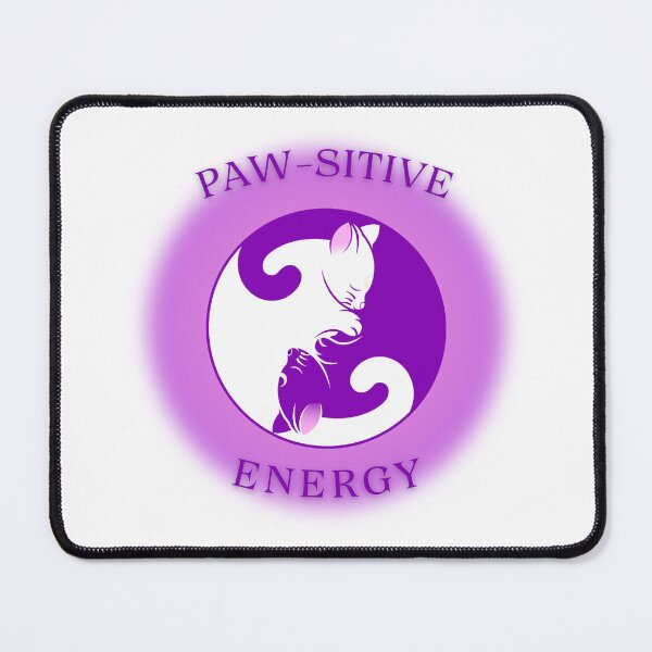 Item preview, Paw-sitive Energy - Purple Design, Positive Vibes for Animal Lovers designed and sold by Sassacrea.