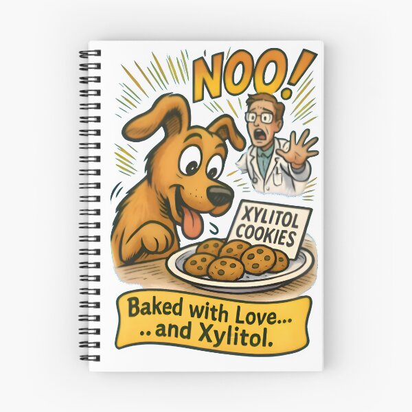 Item preview, Baked with Love… and Xylitol” – Funny Vet Dog Toxic Food Joke designed and sold by Bettybee00.