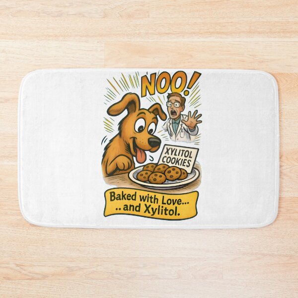 Item preview, Baked with Love… and Xylitol” – Funny Vet Dog Toxic Food Joke designed and sold by Bettybee00.