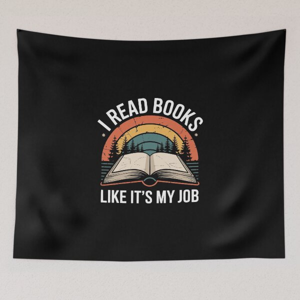 Item preview, I Read Books Like It's My Job designed and sold by jkrphoto.