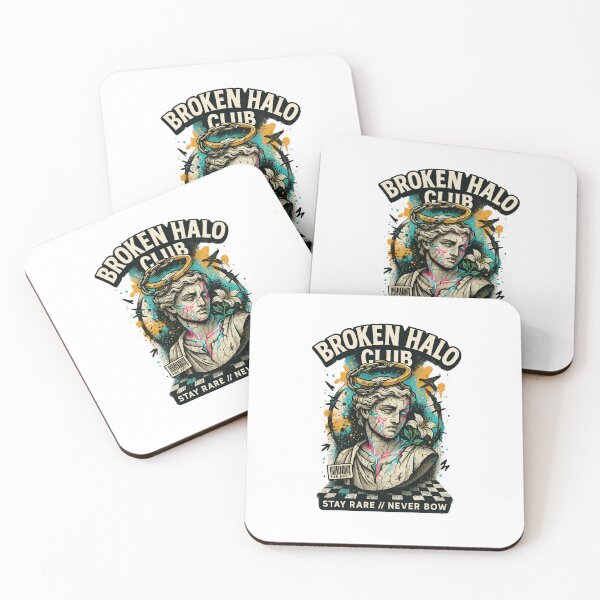 Item preview, Broken Halo Club – Street Art Statue Design designed and sold by PhilllandArt.