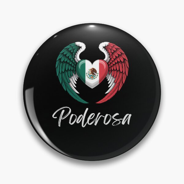 Item preview, Poderosa Mexican Flag Heart with Angel Wings designed and sold by snowry.