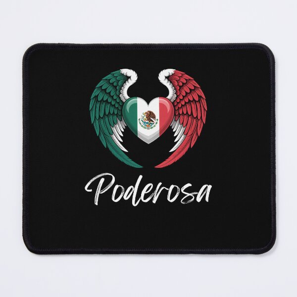 Item preview, Poderosa Mexican Flag Heart with Angel Wings designed and sold by snowry.