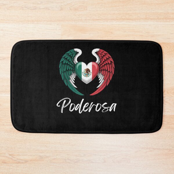 Item preview, Poderosa Mexican Flag Heart with Angel Wings designed and sold by snowry.