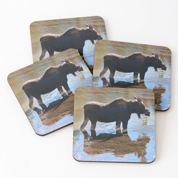 Item preview, Moose in the lake II designed and sold by zumi.