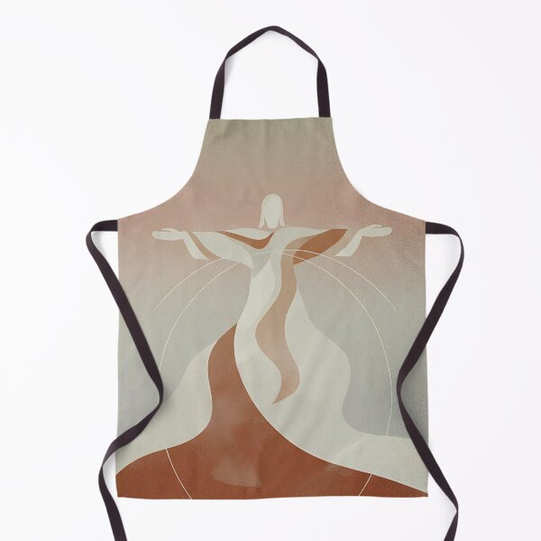 Item preview, Abstract Christ Redeemer Minimalist Terracotta Art designed and sold by Izabelita.