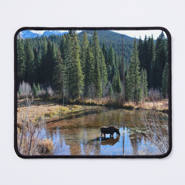 Item preview, Moose and mountains designed and sold by zumi.