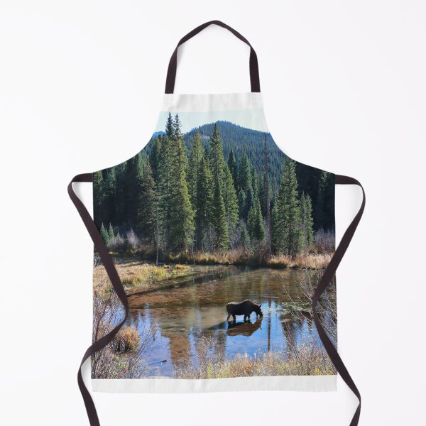 Item preview, Moose and mountains designed and sold by zumi.