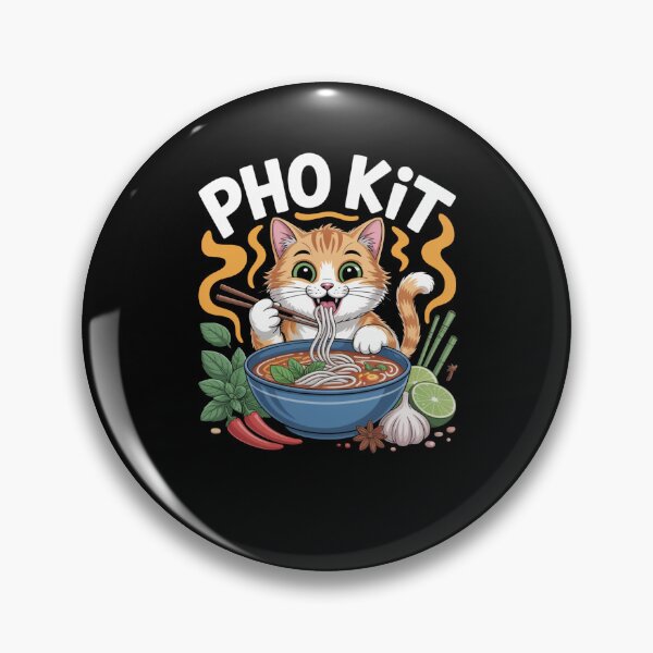 Item preview, Funny Pho kit Cat Pun Vietnamese Noodle Bowl Humor designed and sold by snowry.