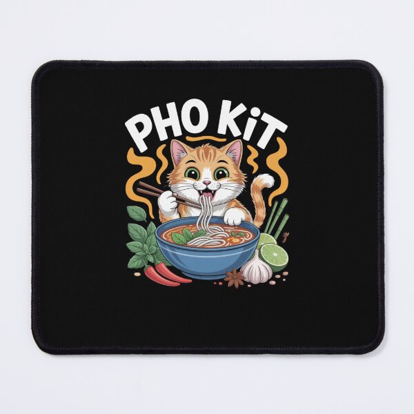 Item preview, Funny Pho kit Cat Pun Vietnamese Noodle Bowl Humor designed and sold by snowry.