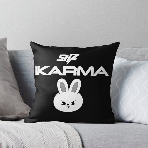 Item preview, Karma Stray Kids Evil Skzoo Lee Know Leebit Impresión blanca designed and sold by PrintStay.