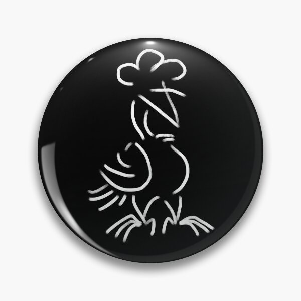 Item preview, Stick Animal Chicken on a dark designed and sold by Bumelant.