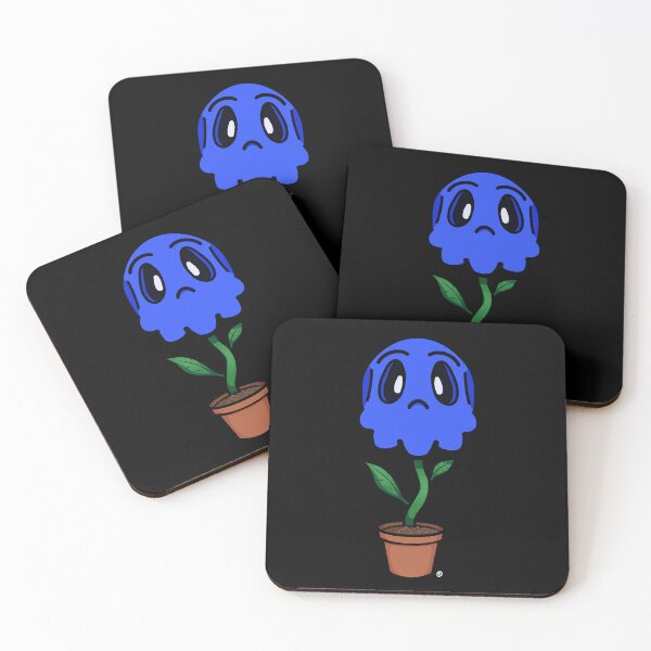 Item preview, Flower Pot Skull (Blue) designed and sold by HyperionRiot.
