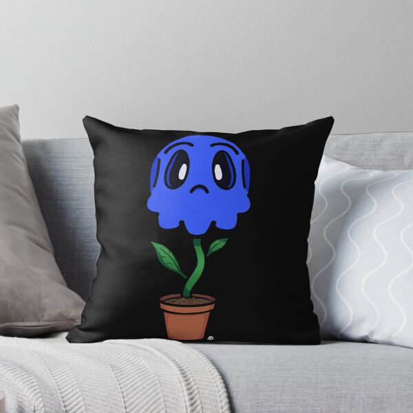 Item preview, Flower Pot Skull (Blue) designed and sold by HyperionRiot.