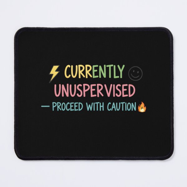 Item preview,  Currently Unsupervised – Teen Funny Chaos Shirt designed and sold by MofazStyle.