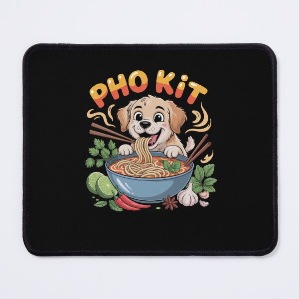 Item preview, Funny Pho kit Dog Pun Vietnamese Noodle Bowl Humor designed and sold by snowry.