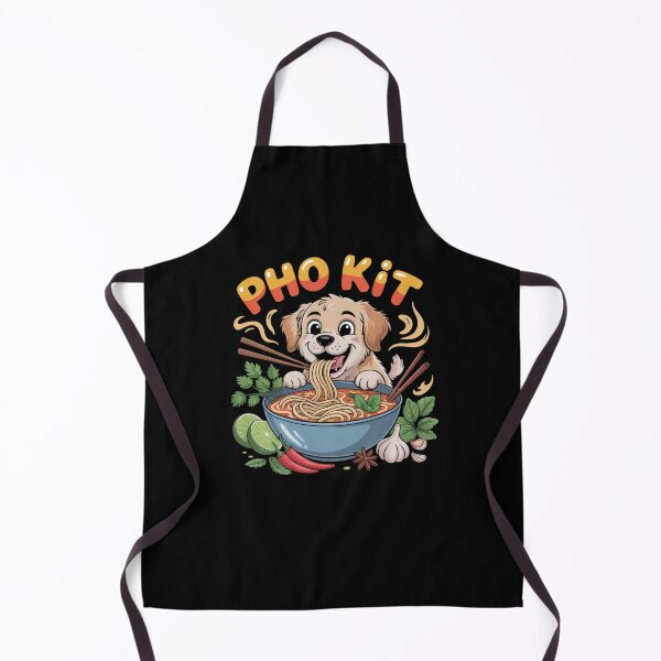 Item preview, Funny Pho kit Dog Pun Vietnamese Noodle Bowl Humor designed and sold by snowry.