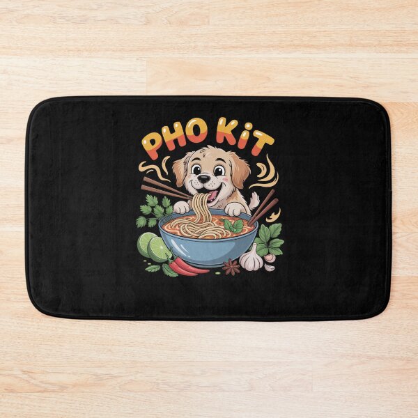 Item preview, Funny Pho kit Dog Pun Vietnamese Noodle Bowl Humor designed and sold by snowry.