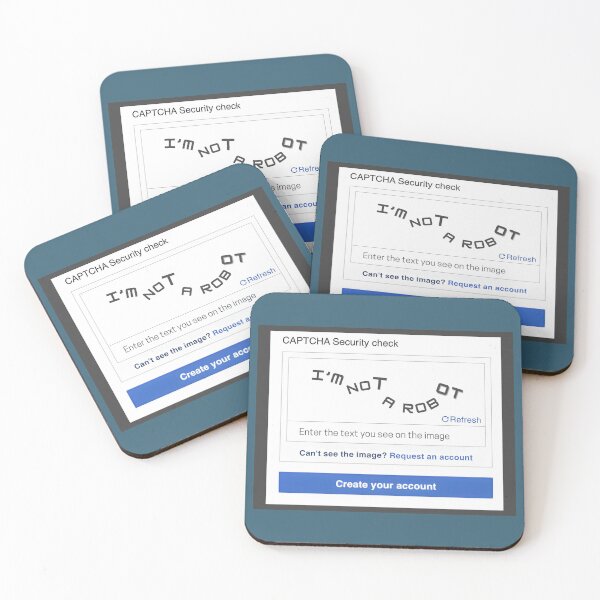 Item preview, captcha: I'm not a robot designed and sold by Chachipiluly.
