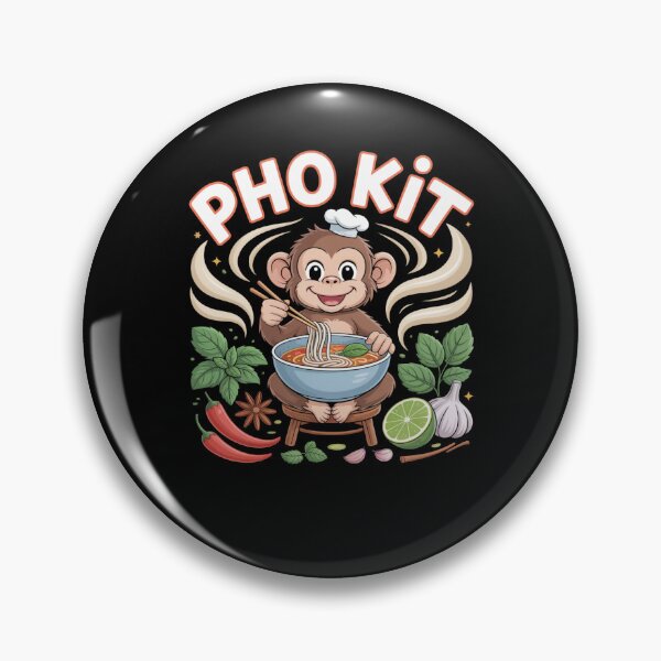 Item preview, Funny Pho Kit Monkey Pun Vietnamese Noodle Bowl Humor designed and sold by snowry.