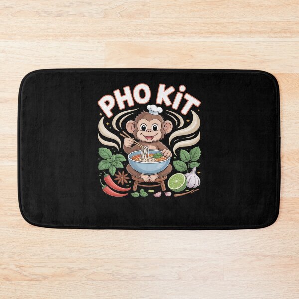 Item preview, Funny Pho Kit Monkey Pun Vietnamese Noodle Bowl Humor designed and sold by snowry.