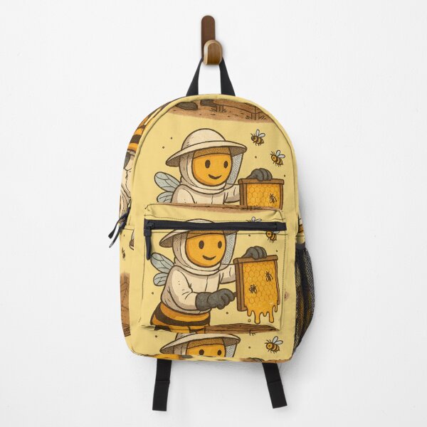 Item preview, The Busy Beekeeping Bee - Beekeeper Art designed and sold by VeryGoodFiber.