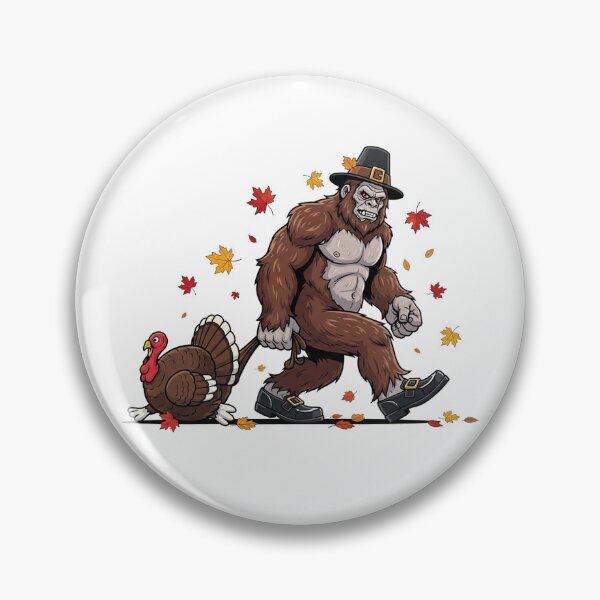 Item preview,  Pilgrim Bigfoot – Funny Thanksgiving Turkey  designed and sold by FelixnRobinus.