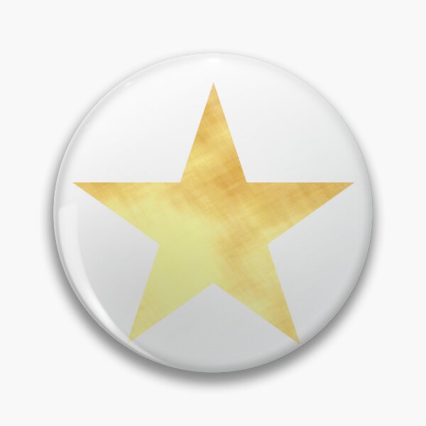 Item preview, Golden Star on white designed and sold by CreaTwinkles.