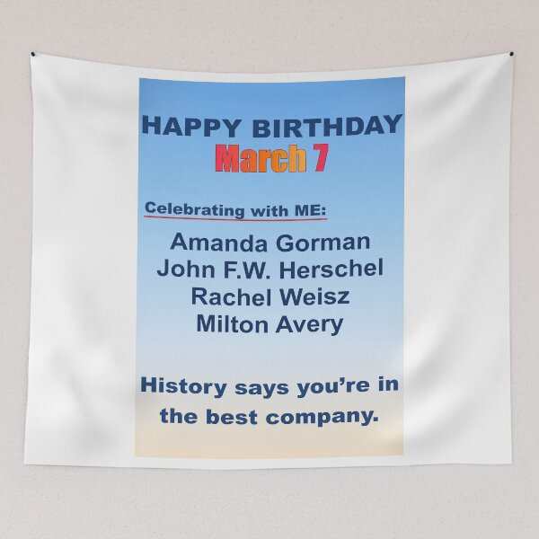 Item preview, March 7 – Famous Americans Celebrating with ME designed and sold by ariksworld.