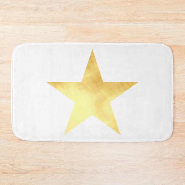Item preview, Golden Star on white designed and sold by CreaTwinkles.