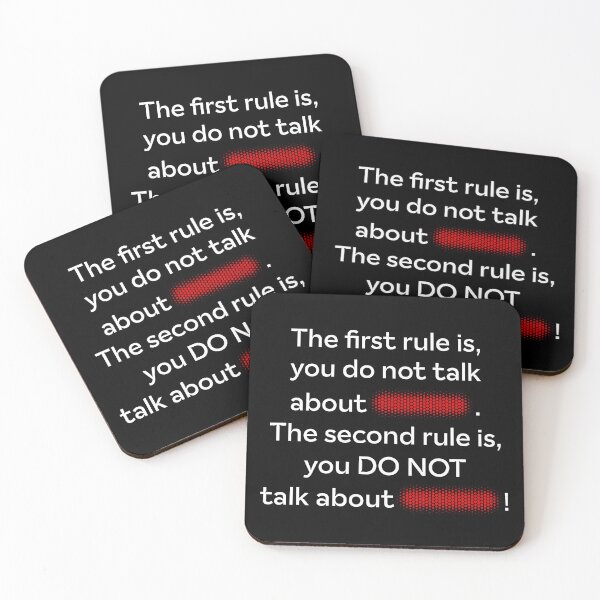 Item preview, The first rule is, you do not talk about [xyz], the second rule is, you DO NOT talk about [xyz] designed and sold by PariSeine.