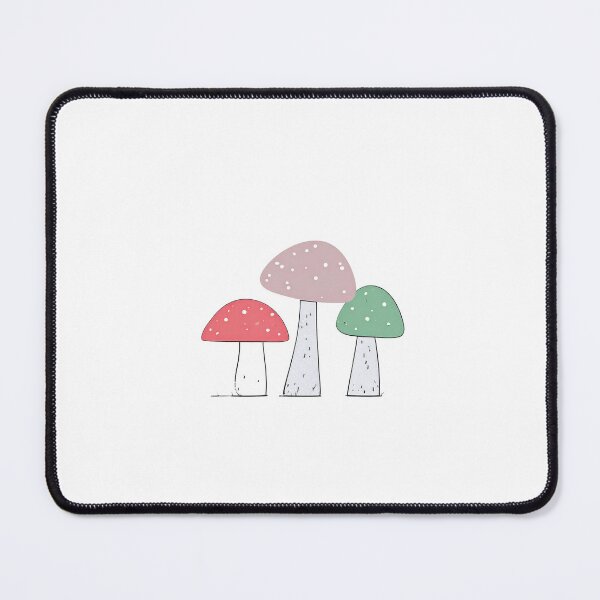 Item preview, Trio of Mushrooms – Whimsical Cottagecore Forest Illustration designed and sold by Aerlume.
