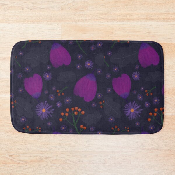 Item preview, Fall Flowers and Berries in Purple and Orange designed and sold by LilyB-Designs.