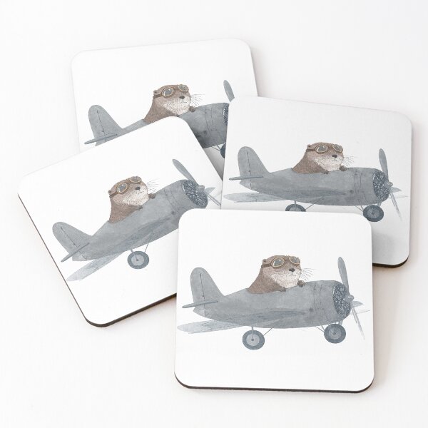 Item preview, Aviator Otter – Whimsical Adventure Cottagecore Illustration designed and sold by Aerlume.